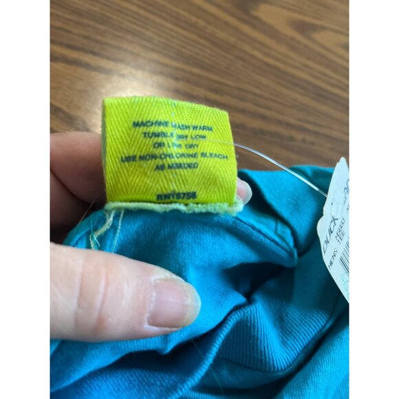 Duck Head No Prisoners vintage 1994 blue short sleeved tee shirt NWT size Large - Picture 8 of 9